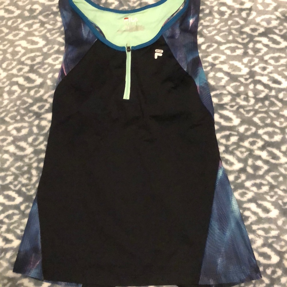 Fila black sport top